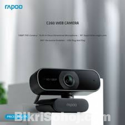 Rapoo C260 USB Black Full HD Webcam